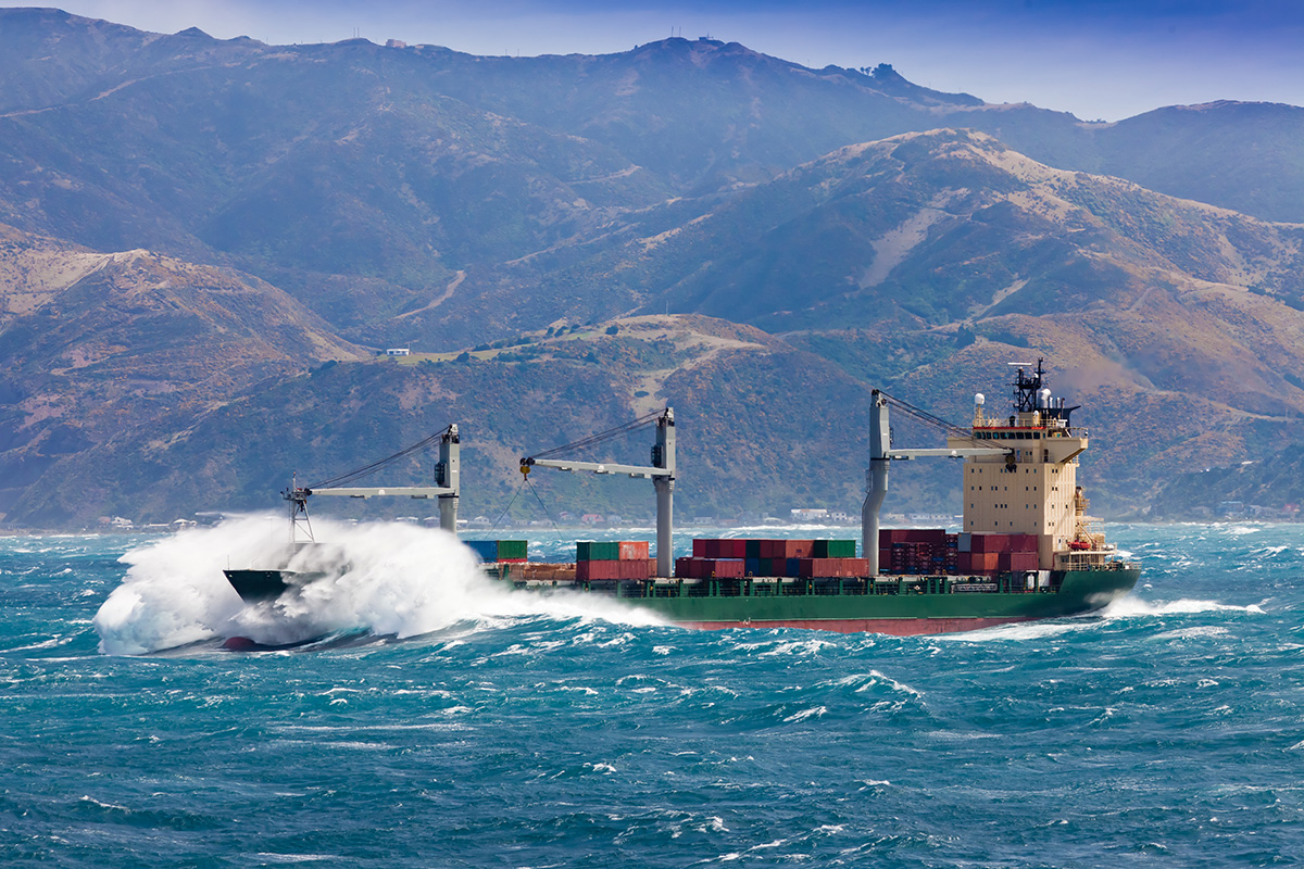 Globalia Newsletter-Container in high seas