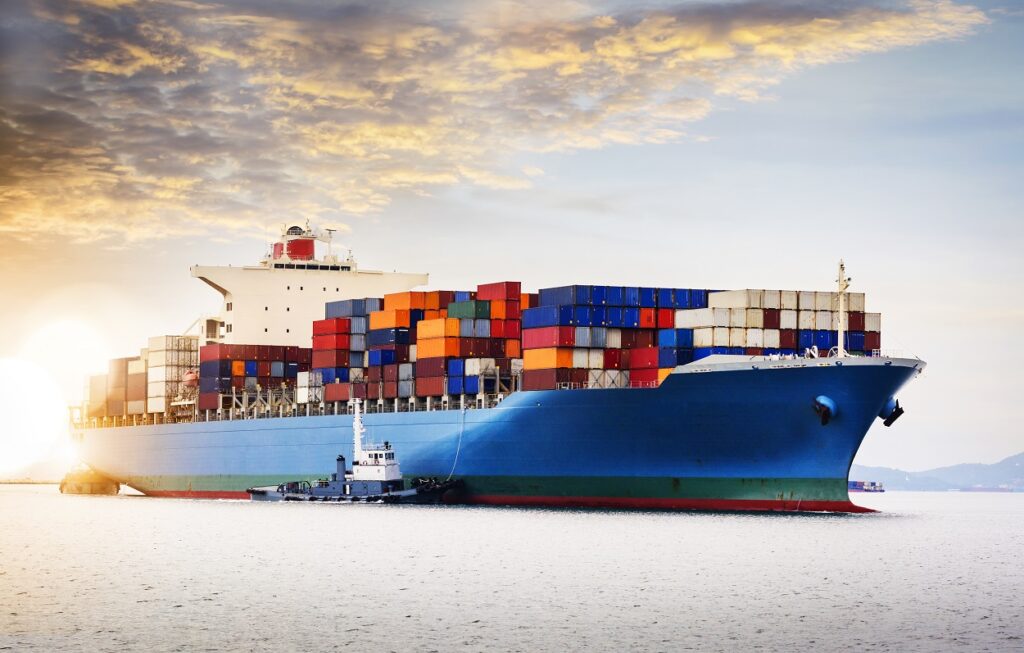 Wind powered ships for the container shipping industry