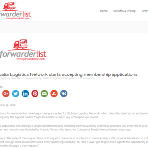 best freight forwarders network