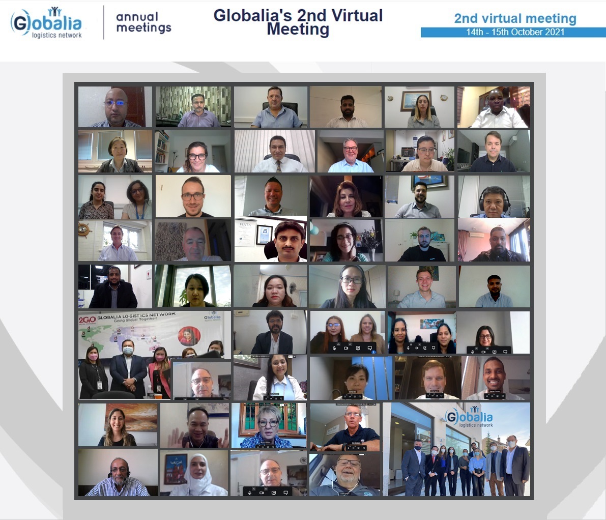 Globalia's 2nd virtual meeting of independent freight forwarders