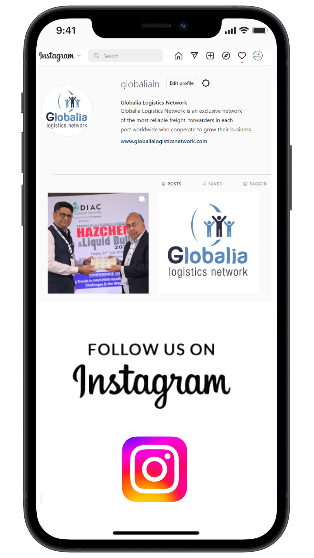 Globalia Logistics Network- Instagram Account